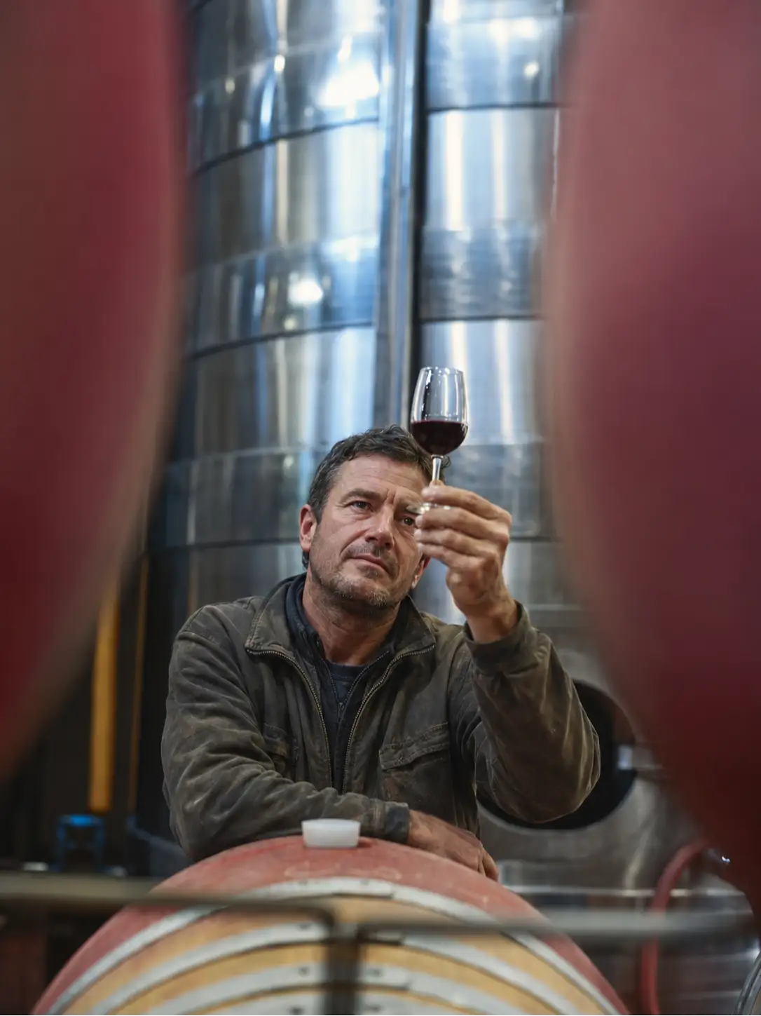 Prestation œnologue au chai — Laurent Giraud, Gironde Prestation œnologue au chai — suivi des vinifications avec Laurent Giraud