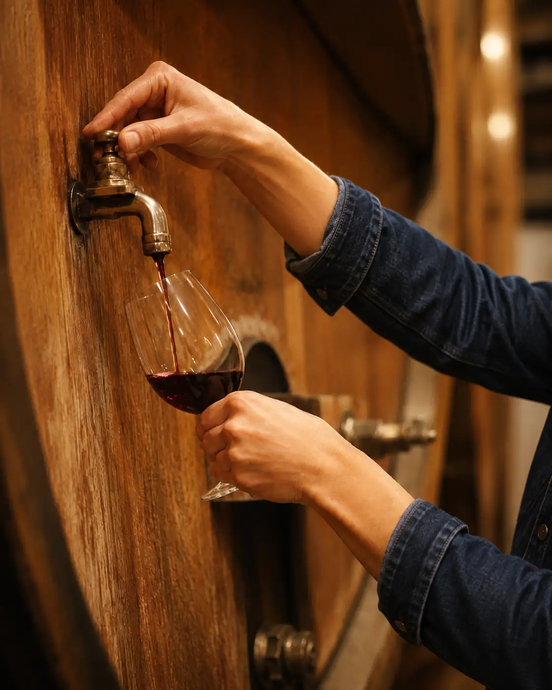 Travaux de chai et vin — Laurent Giraud, prestataire viticole en Gironde Travaux de chai : soutirage et suivi du vin par les équipes Laurent Giraud