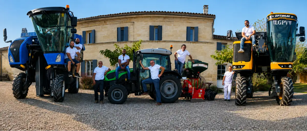 L'équipe Laurent Giraud, une histoire de famille au service de la vigne