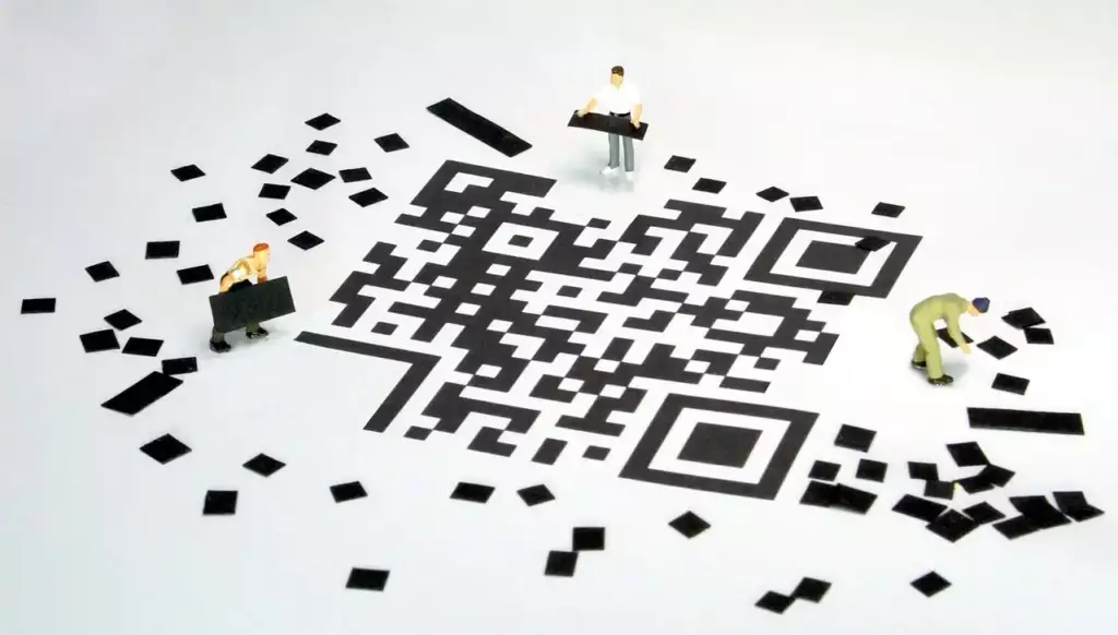 QR code assemblé symbolisant la traçabilité numérique dans la filière vin
